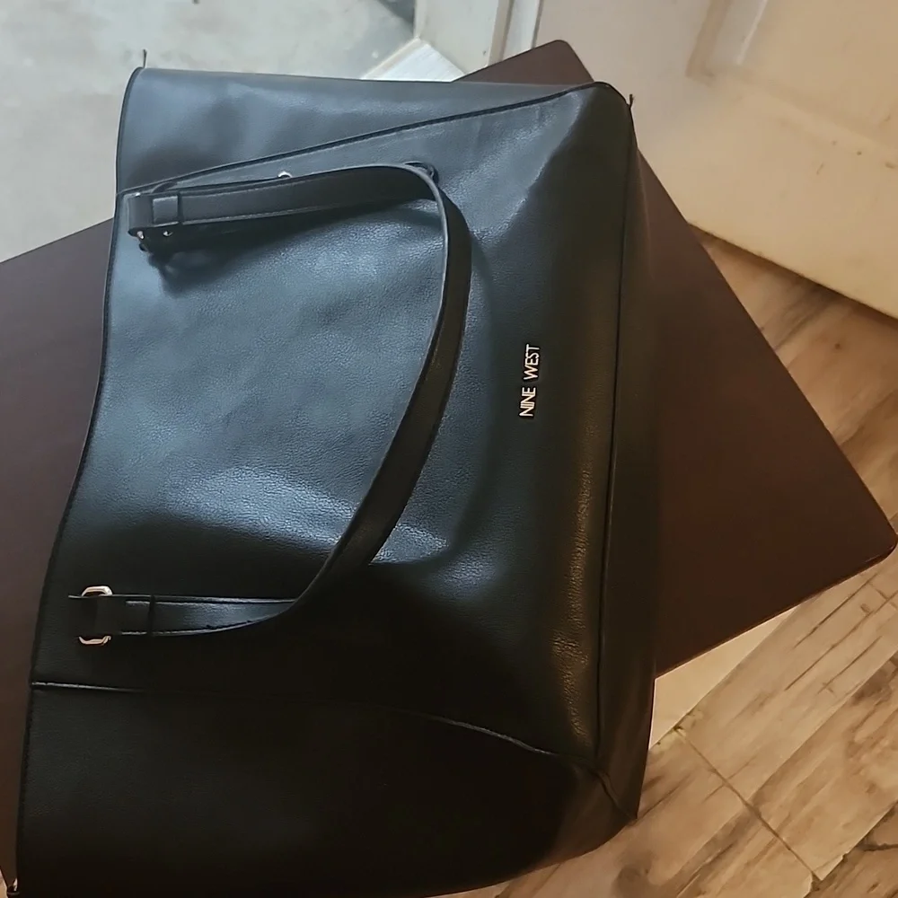 Nine West Elegant Black Tote Bag